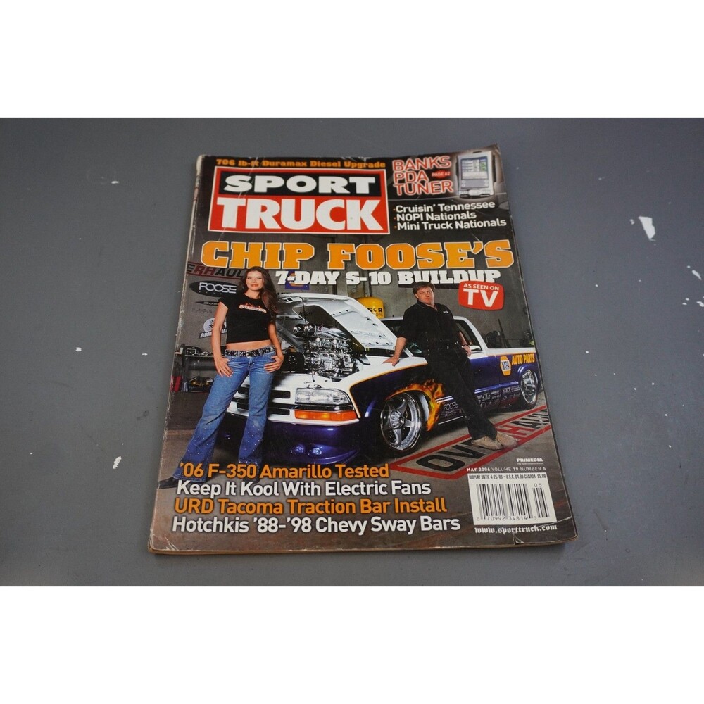 Sport Truck Magazine May 2006 Chip Foose Overhaulin Chevy S-10 Custom Trucks TV